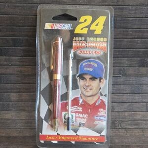 Jeff Gordon NASCAR Wood Pen Laser Engraved NIB